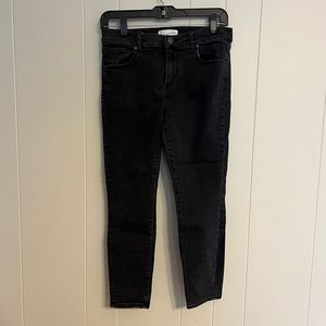 Ann Taylor‎ Loft legging crop black jeans size 28